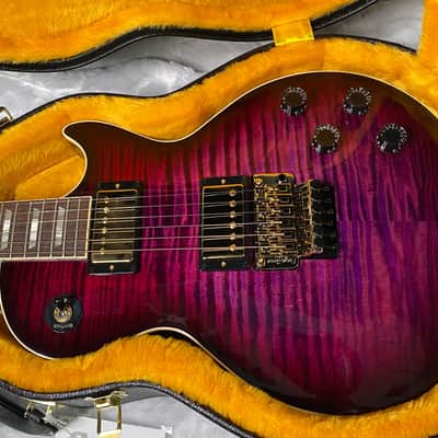 NEW! Gibson Custom Les Paul Axcess Standard Figured Top Floyd Rose Electric Guitar - Greatest Hits II - Authorized Dealer - Tri-Berry Burst - WOW! 8.45lbs - G07676 image 15