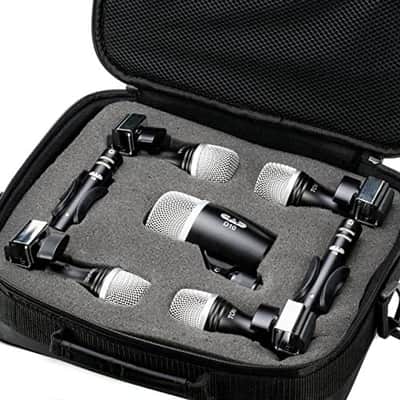 CAD Audio 7 Piece Drum Mic Pack - Includes Kick Mic, Snare Mic, 3 Tom Mics and 2 Overhead Condenser Mics, Black (STAGE7-U) image 5
