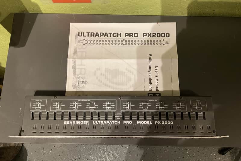 Behringer Ultrapatch Pro PX2000 48-Point TS Patchbay | Reverb