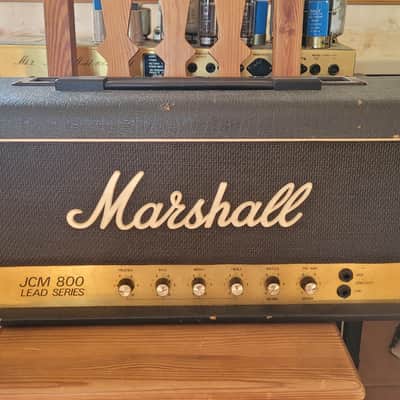 Marshall JCM 800 Lead Series Model 2203 100-Watt Master Volume Head 1983 - Black image 1