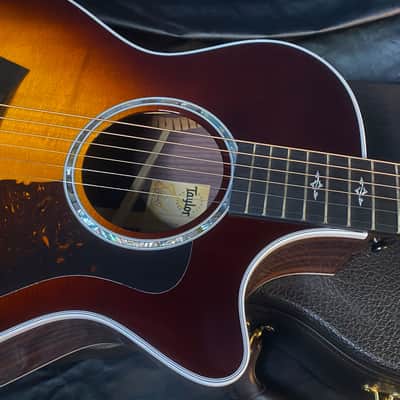 Taylor 412ce V-Class Acoustic-Electric Guitar Shaded Edge Burst - Authorized Dealer - 4.45 lbs - G05681 - OPEN BOX - SAVE BIG! image 2