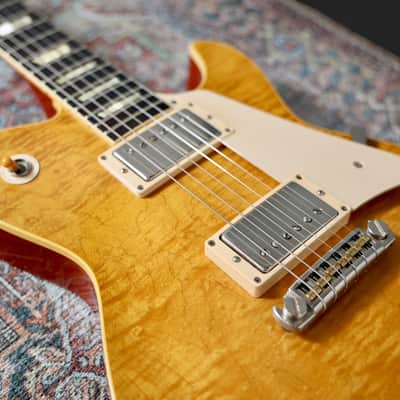Gustavsson Bluesmaster BM-59 Ltd 2020 - Lemon Drop w/ 1-Piece Top. Clean. image 5