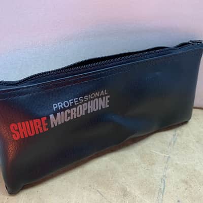 Shure Professional Vinyl Zippered Mic Pouch/Sm56/Sm57/Sm58/Vintage! Make Offer! image 1