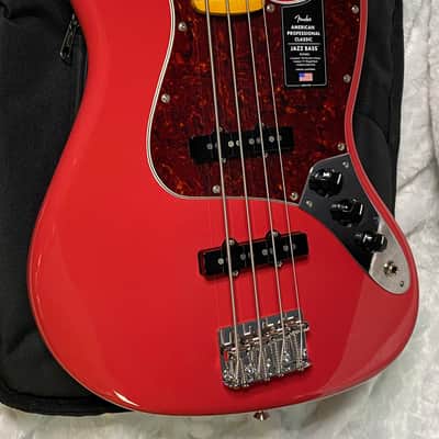 NEW ! Fender American Professional Classic Jazz Bass - Faded Dakota Red - Authorized Dealer - In-Stock! G05760 image 6