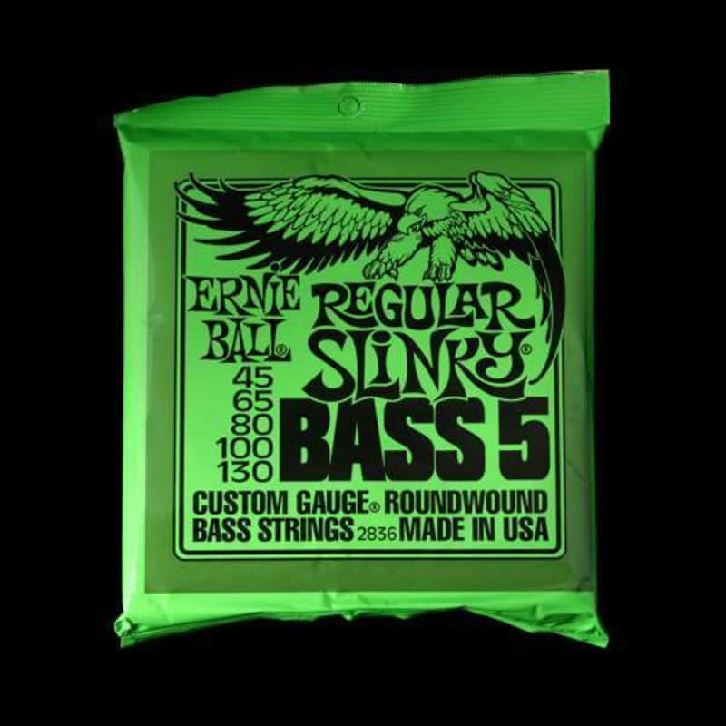 Ernie Ball Regular Slinky Nickel Wound Bass 5-Strings (45-130) image 1