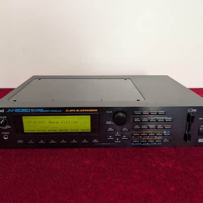 Roland JV-2080 64-Voice Synthesizer Module w/ Pop & Orchestral Expansion Boards Rack Mount Rackmount Synth