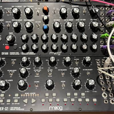 Moog DFAM Drummer From Another Mother Semi-Modular Analog Percussion Synthesizer 2018 - Present - Black/Wood image 2