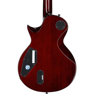 ESP LTD Deluxe EC-1000-QM Electric Guitar, See-Thru Black Cherry, Open Box (Very Good) image 5