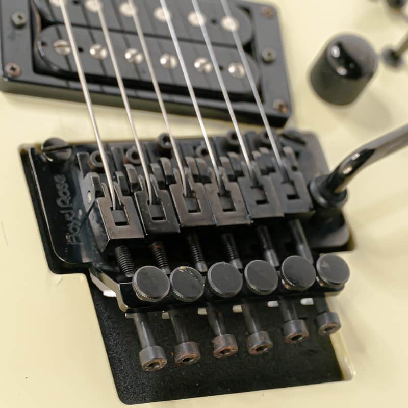 Late '80s Kramer Focus F-6000 Vintage White ESP-Made w/ Floyd Rose