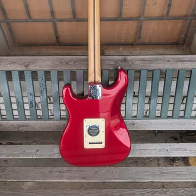 Fender Stratocaster 50th anniversary 2004 - Chrome Red image 4