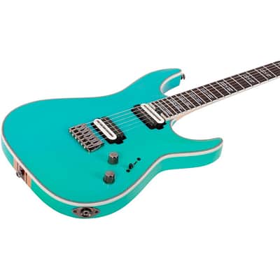 Schecter Guitar Research C-1 SLS Hollywood Electric Guitar Regular Glacier Metallic image 7