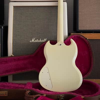 Gibson SG Custom in Olympic White Natural Aged = Real Vintage Flair, 3 Pickups! 1992 - Olympic White image 17