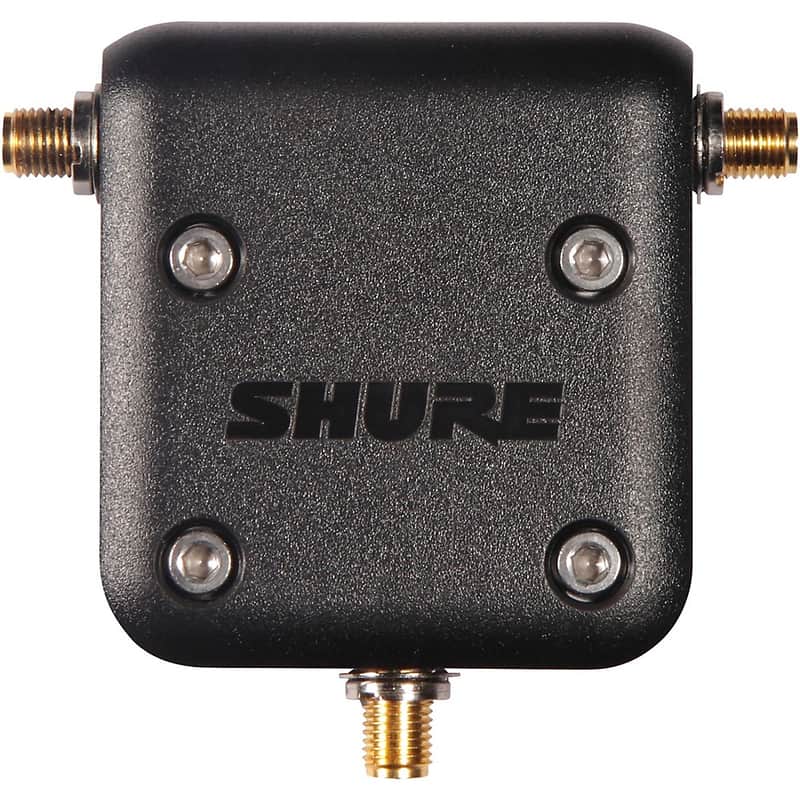 Shure UA221-RSMA Reverse SMA Passive Antenna Splitter Regular Band 1 Black image 1