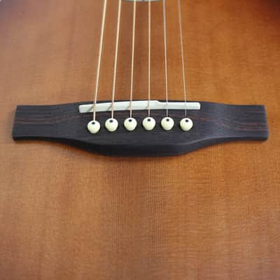 Art & Lutherie Ami Cedar Parlor Acoustic Guitar in Antique Burst image 10