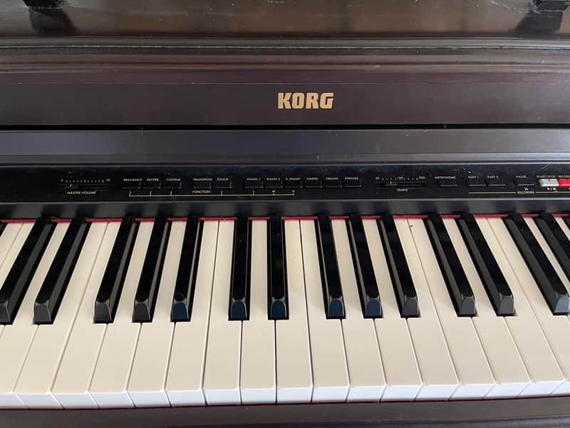 KORG C-4500 Upright 88 Key Digital Piano -Weighted keys W/ Bench 