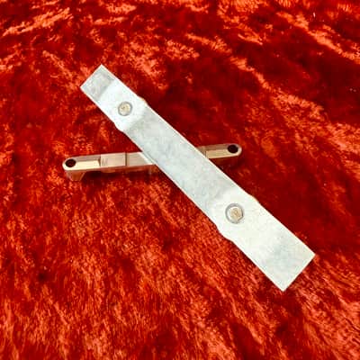 Bigsby Archtop electric guitar bridge 1960’s - Chrome original vintage USA Gibson Gretsch guild epiphone image 2