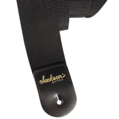 Jackson Guitars 2" Poly Adjustable Guitar Strap, Black image 2