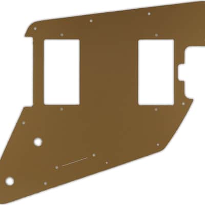WD Custom Pickguard For Music Man Albert Lee HH #59 Gold/Clear/Gold