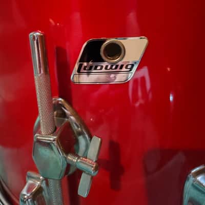 Ludwig Rockers Era 16x16 Floor Tom 1980's - Red Wrap image 2