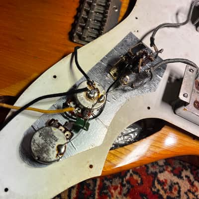 1974 Greco TE-450N Thinline Tele ... EMBOSSED Maxon PU-103 Prototype Wide-Range Humbuckers ... BAKED MAPLE FRETBOARD ... (Made In Japan Lawsuit Era) + GIGBAG image 16