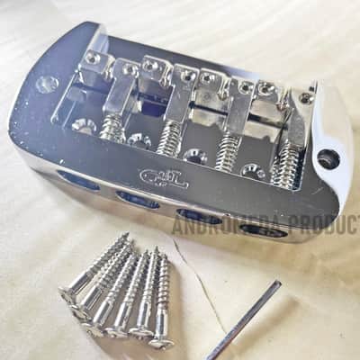 Genuine G&L Bridge Bass 4 string - Chrome image 2
