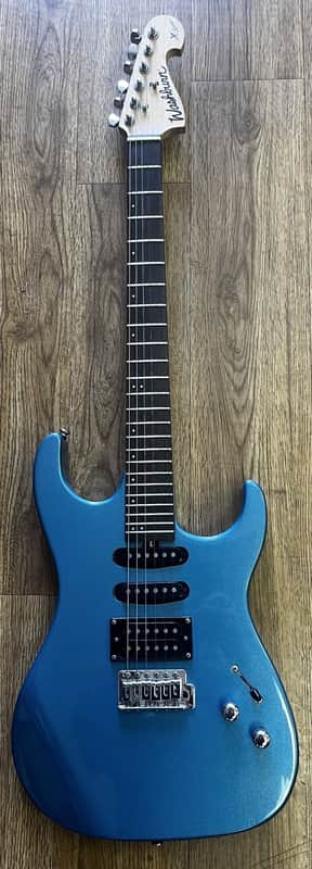 WASHBURN PRO X-SERIES X-10 HSS ELECTRIC GUITAR 2006 BLUE (USED) image 1