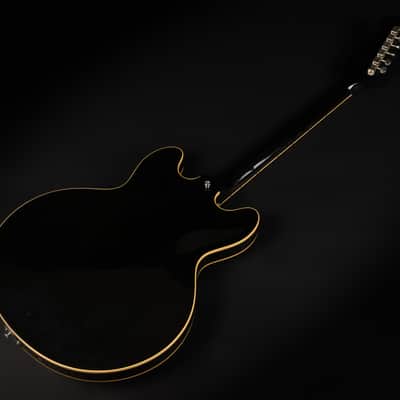2021 Gibson Custom Shop '64 Trini Lopez Standard Reissue ES-335 - Ebony VOS | USA Semi-Hollow Vintage Diamond F Holes Firebird Headstock | CoA OHSC image 12