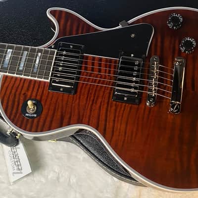 NEW! Gibson Dealer Select Custom Shop Les Paul Custom - Hand Picked AAA Figured Flame Top - Root Beer / Walnut Finish - Authorized Dealer - 9.4 lbs - G06950 image 8