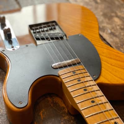 Fender Japan Vintage 1990 Telecaster 1952 Reissue FujiGen A-Serial Aged Natural Ash & Hardcase image 7