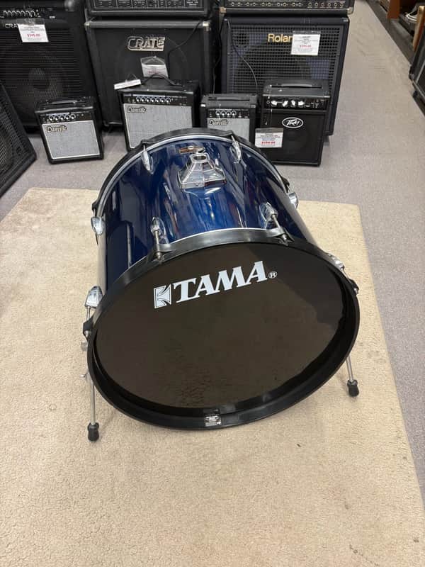 Tama Imperialstar Bass Drum with Hardware | 2007 | Dark Blue Metallic image 1