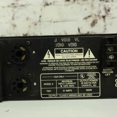 Crest Audio 7001 Professional 2-Channel Power Amplifier Bild 10
