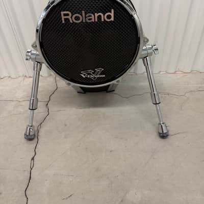 Roland KD-140 V-Kick 14" Bass Drum Trigger Pad 2010s - Black Chrome