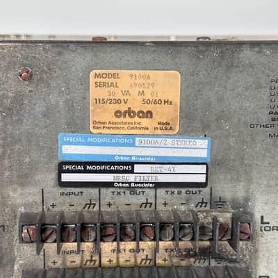 Orban Optimod 9100A AM Stereo Broadcast Audio Processor image 14