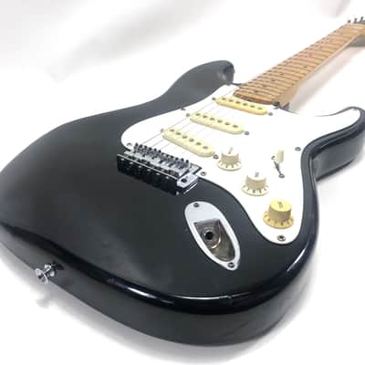 Vintage MIK Hondo H760B Black & White '80s Deluxe Series 760 image 9