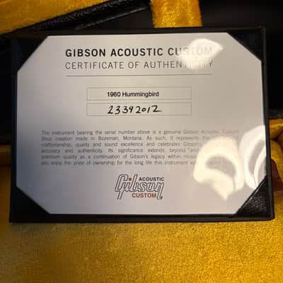 2022 Gibson Custom 1960 Heritage Hummingbird Cherry Sunburst VOS with LR Baggs Anthem pickup image 23