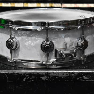 Used DW Jazz Series 5" x 14" Snare Drum in White Marine Pearl image 5