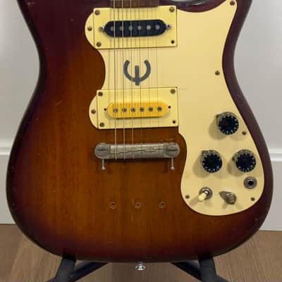 Epiphone Olympic Double Batwing Headstock with Maestro 1963- 1970 - Sunburst image 2