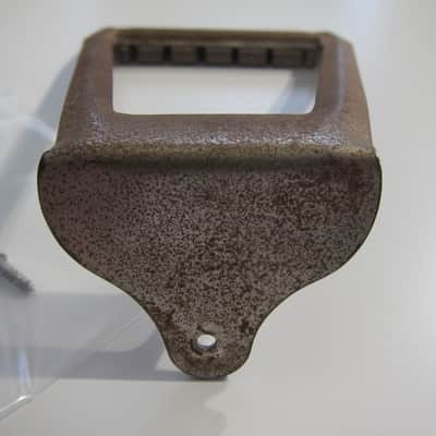 Harmony & Kay Guitar Tailpiece Authentic Vintage Part Circa-1940s-1960s-Nickel Silver image 5