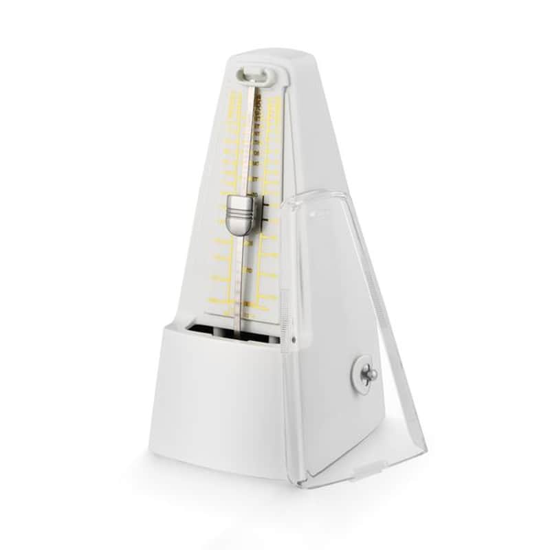 Mechanical Metronome White for Drum, Piano, Violin and Guitar (No Battery Required) image 1