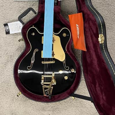Gretsch Broadkaster LX w/Bigsby, Ebony Fretboard Gold Hardware and Case, Black image 3
