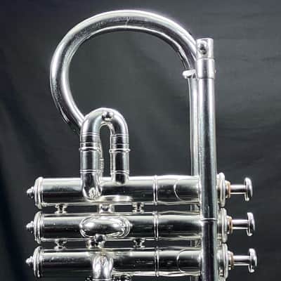 BOOSEY & Co. SOLBRON CLASS A CORNET SILVER PLATED 1911-1916 - S image 15