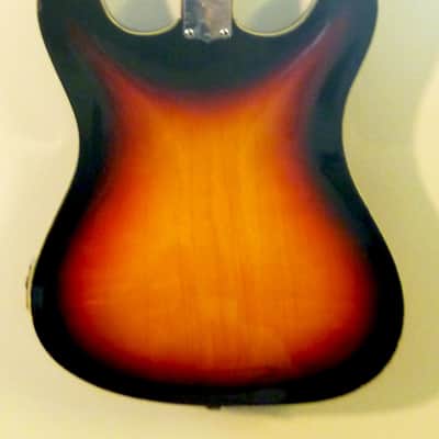 BRUNO Royal Artist Bass Guitar 1960s Sunburst image 5