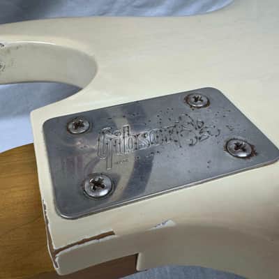 Gibson The Grabber 4-string Bass - truss rod maxed / AS-IS - Rare - White image 22