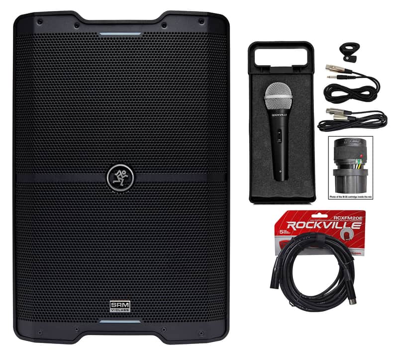 Mackie SRM210 V-Class 10” 2000w Powered PA DJ Speaker w/Bluetooth+Microphone image 1