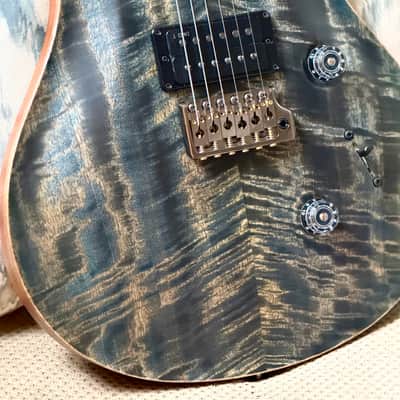 PRS 40th Anniversary Custom 24 Limited Edition - Mango Faded Whale Blue image 4