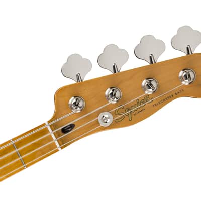 Classic Vibe Telecaster Bass, Maple Fingerboard, Parchment Pickguard, Vintage White image 3