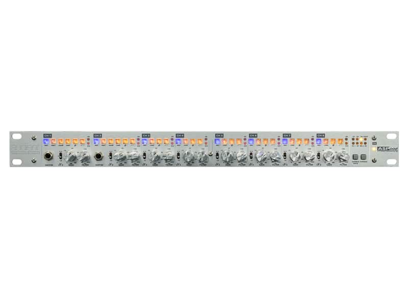 Audient ASP008 8-Channel Variable Impedance Mic Pre image 1