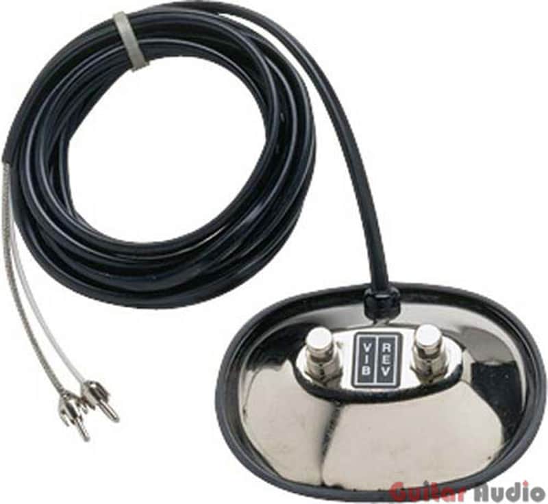 Fender RCA 2-Button Vintage Vibrato/Reverb Amplifier Amp Footswitch 099-4051-000 image 1