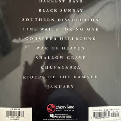 Black Label Society - Order of the Black - Guitar Tab / Tablature Book Zack Wylde image 2