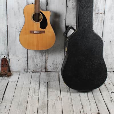 Fender 2021 CD-60SCE Dreadnought Acoustic Electric Guitar with Hardshell Case image 2